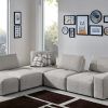 Mireille Modern And Contemporary Fabric Upholstered Sectional Sofas (Photo 25 of 25)