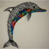 Dolphin Metal Wall Art (Photo 9 of 15)