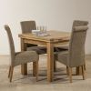 Oak Dining Tables And Fabric Chairs (Photo 18 of 25)