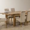 Oak Dining Tables And Fabric Chairs (Photo 16 of 25)
