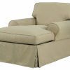 Chaise Lounge Chairs With Arms Slipcover (Photo 1 of 15)