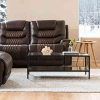 Panther Black Leather Dual Power Reclining Sofas (Photo 5 of 15)