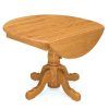Round Pedestal Dining Tables With One Leaf (Photo 10 of 15)