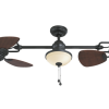 Dual Outdoor Ceiling Fans With Lights (Photo 5 of 15)