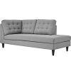 Dulce Mid-Century Chaise Sofas Light Gray (Photo 20 of 25)
