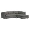 Dulce Right Sectional Sofas Twill Stone (Photo 3 of 25)