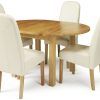 Cream Faux Leather Dining Chairs (Photo 16 of 25)