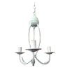 French White 27-Inch Six-Light Chandeliers (Photo 14 of 15)