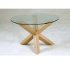 Eames Style Dining Tables With Chromed Leg And Tempered Glass Top (Photo 17 of 25)