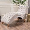Tufted Chaise Lounge Chairs (Photo 13 of 15)