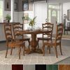 Rustic Brown Lorraine Pedestal Extending Dining Tables (Photo 19 of 25)