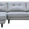 Element Right-Side Chaise Sectional Sofas In Dark Gray Linen And Walnut Legs (Photo 20 of 25)