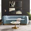 Molnar Upholstered Sectional Sofas Blue/Gray (Photo 7 of 25)