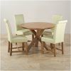 Round Oak Dining Tables And 4 Chairs (Photo 5 of 25)