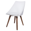 White Leather Dining Chairs (Photo 10 of 25)