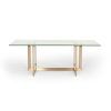 Dining Tables With Brushed Gold Stainless Finish (Photo 13 of 25)