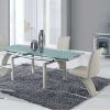 Chrome Contemporary Square Casual Dining Tables (Photo 3 of 25)