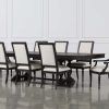 Caira Black 5 Piece Round Dining Sets With Upholstered Side Chairs (Photo 8 of 25)