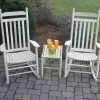Patio Rocking Chairs And Table (Photo 1 of 15)