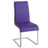 Purple Faux Leather Dining Chairs (Photo 5 of 25)