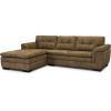 2Pc Maddox Left Arm Facing Sectional Sofas With Chaise Brown (Photo 12 of 25)