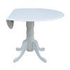 Unfinished Drop Leaf Casual Dining Tables (Photo 24 of 25)