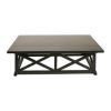 Smoke Gray Wood Square Console Tables (Photo 2 of 15)