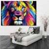 Abstract Lion Wall Art (Photo 13 of 15)