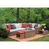 Patio Sectional Conversation Sets (Photo 10 of 15)