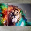 Abstract Lion Wall Art (Photo 3 of 15)
