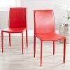Red Dining Chairs (Photo 6 of 25)