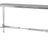 Silver Leaf Rectangle Console Tables (Photo 7 of 15)