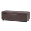 Celine Sectional Futon Sofas With Storage Camel Faux Leather (Photo 23 of 25)