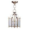 Clear Glass Shade Lantern Chandeliers (Photo 14 of 15)
