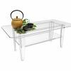 Clear Glass Top Console Tables (Photo 14 of 15)