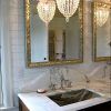 Crystal Chandelier Bathroom Lighting (Photo 9 of 15)