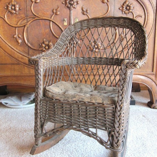 2024 Popular Antique Wicker Rocking Chairs