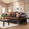Faux Leather Sofas In Chocolate Brown (Photo 7 of 15)