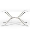 Glass And Stainless Steel Dining Tables (Photo 6 of 25)