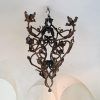 Wrought Iron Chandelier (Photo 13 of 15)