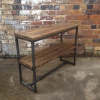 Smoked Barnwood Console Tables (Photo 11 of 15)
