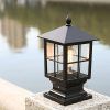 Lantern Chandeliers With Acrylic Column (Photo 8 of 15)