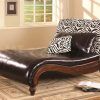 Brown Leather Chaise Lounges (Photo 10 of 15)