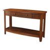 Warm Pecan Console Tables (Photo 6 of 15)