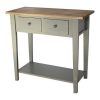Smoke Gray Wood Console Tables (Photo 11 of 15)
