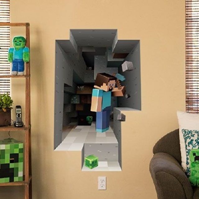 15 Best Collection of Minecraft 3d Wall Art