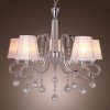 Crystal And Chrome Chandeliers (Photo 7 of 15)