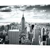 New York Skyline Canvas Black And White Wall Art (Photo 13 of 15)