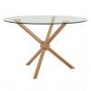 Modern Gold Dining Tables With Clear Glass (Photo 20 of 25)