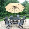 Patio Dining Sets With Umbrellas (Photo 9 of 15)